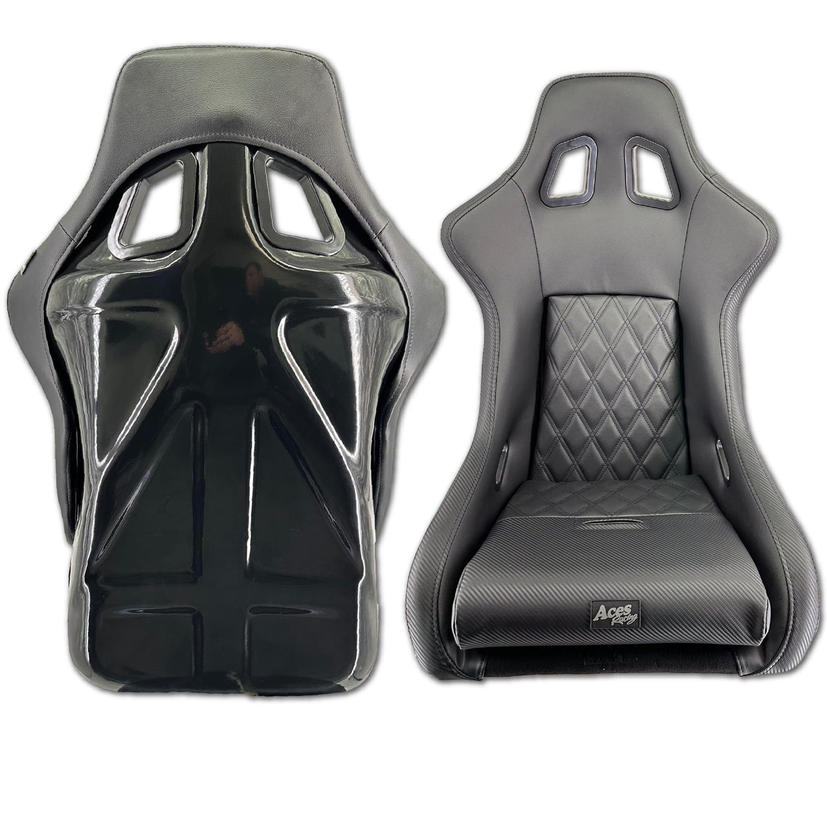 Elite Composite Seats-Seats-Aces Racing-Fiberglass-Universal Side Brackets-Black Market UTV