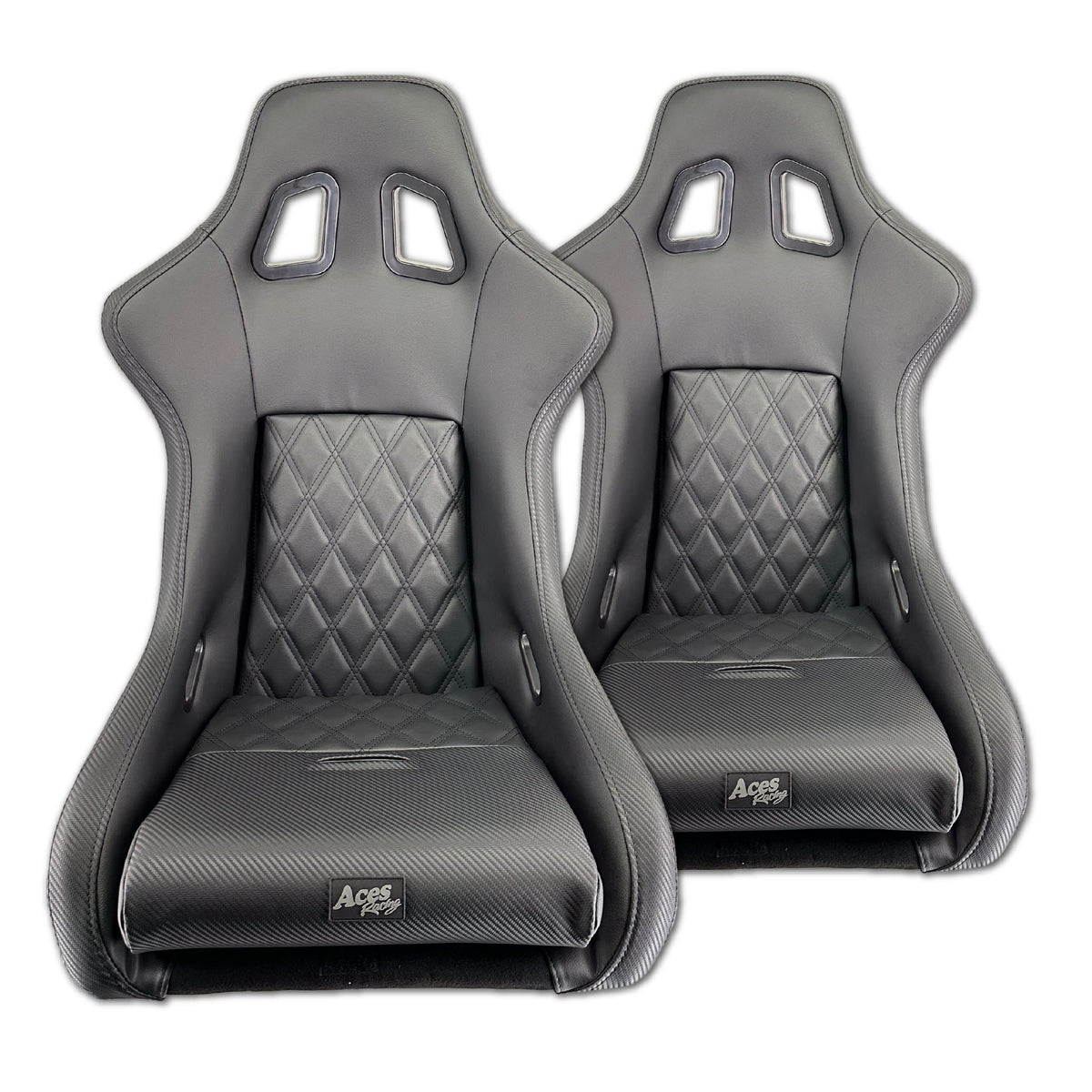 Elite Composite Seats-Seats-Aces Racing-Fiberglass-Universal Side Brackets-Black Market UTV