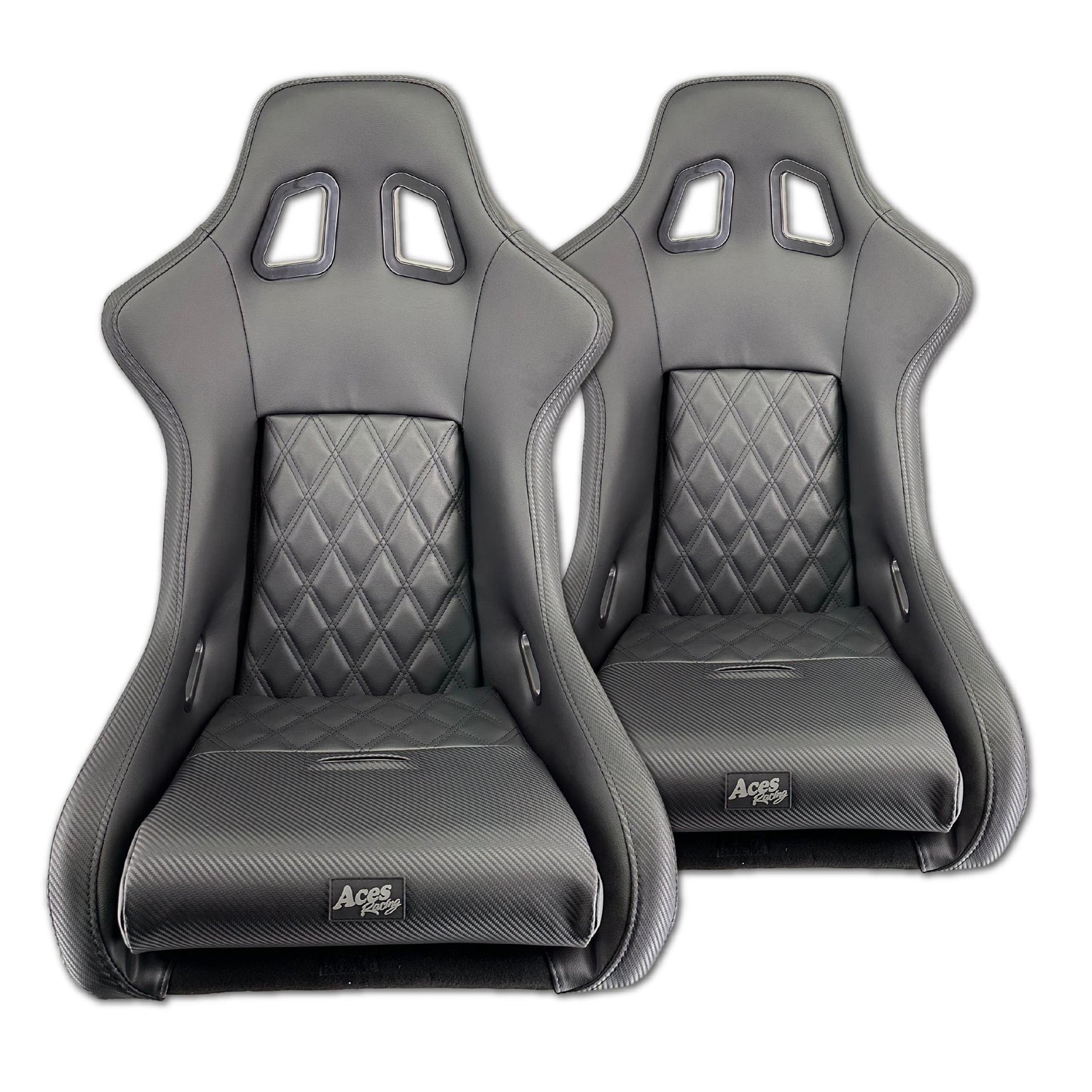 Elite Composite Seats-Seats-Aces Racing-Fiberglass-Universal Side Brackets-Black Market UTV
