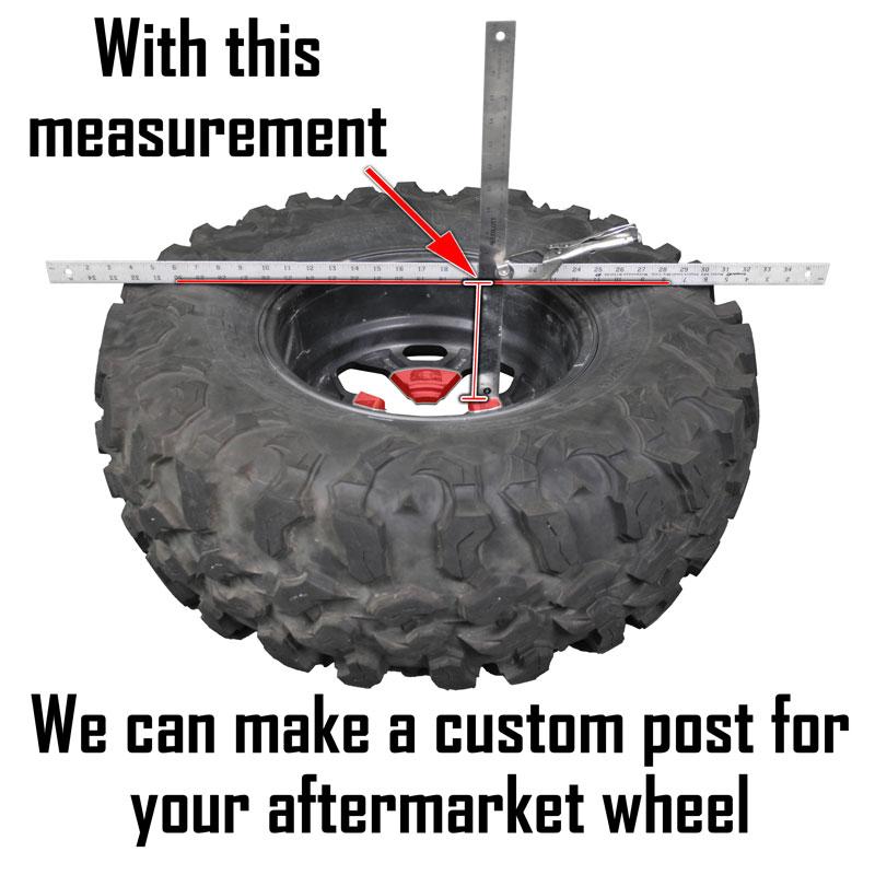 Polaris RZR XP Dual Clamp Spare Tire Mount-Spare Tire Mounts-Factory UTV-Black Market UTV