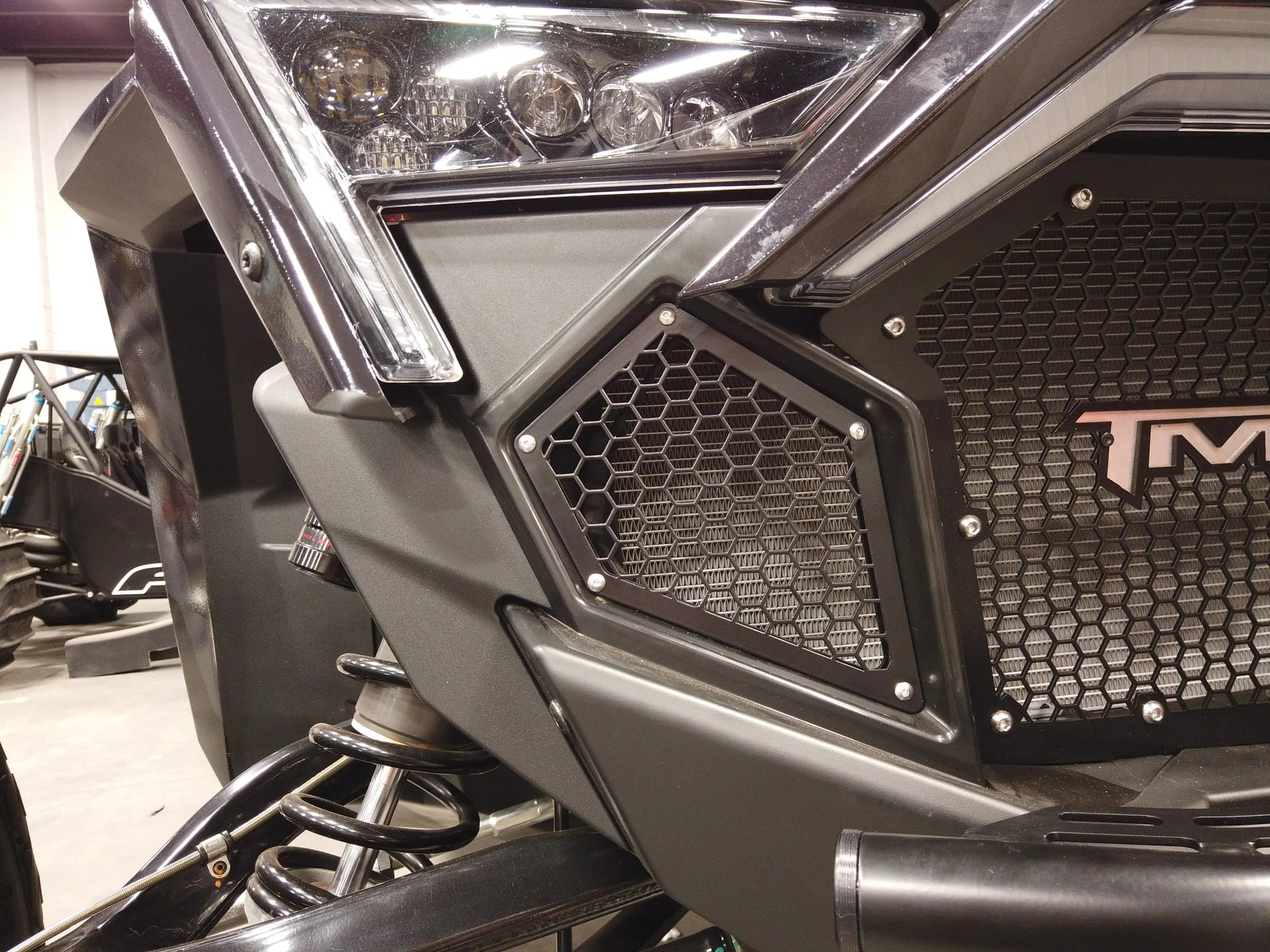 TMW RZR PRO R /TURBO R Grill Inserts-Grille-TMW Off-Road-Insert Only-Black Market UTV
