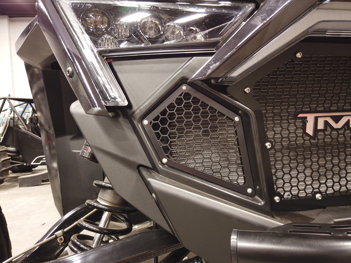 TMW RZR PRO R/XP Grill-Grille-TMW Off-Road-Black with Red logo-No inserts-Black Market UTV