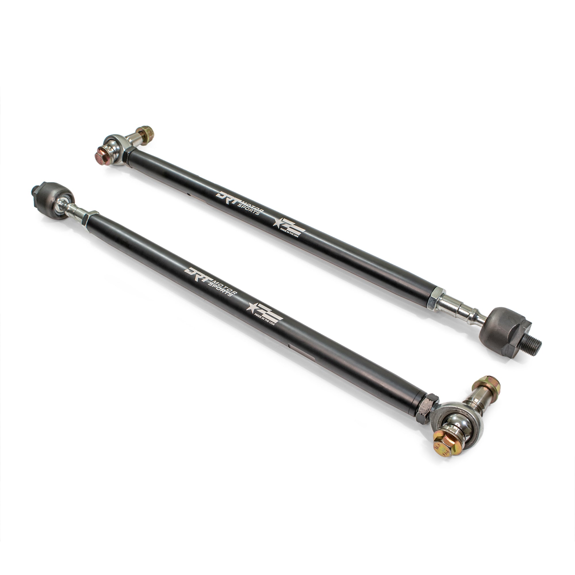 HD Billet Aluminum Tie Rod Kit, (M16 Rack) - RZR XP1000/4/Turbo/4-Tie Rods-DRT Motor Sports-Black Market UTV