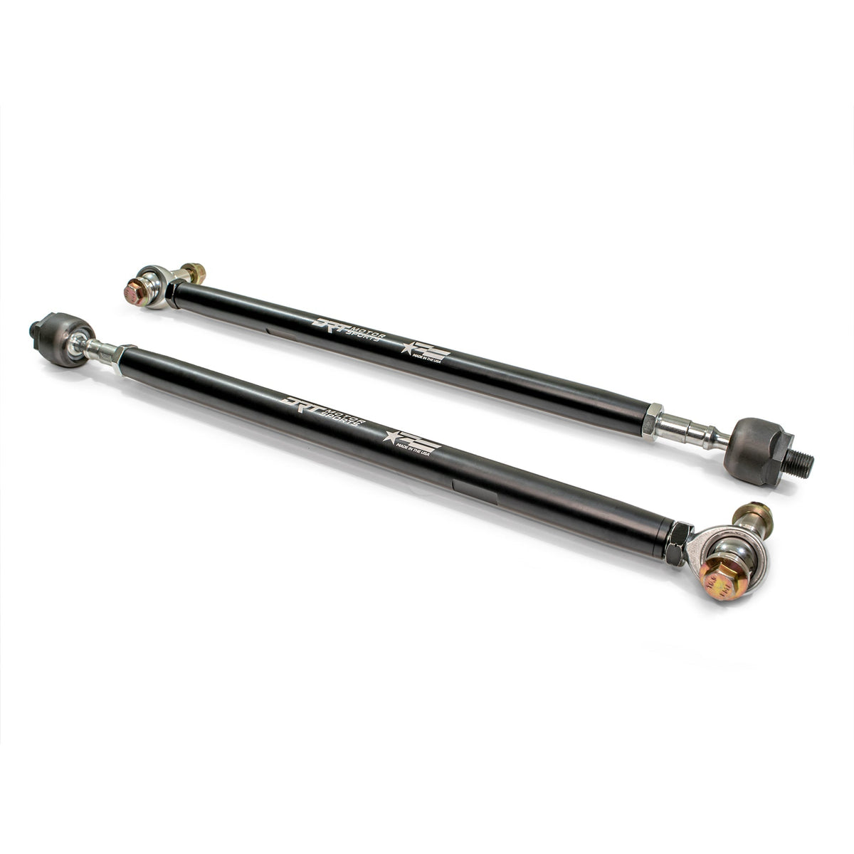 Polaris RZR Turbo S/S4 HD Billet Aluminum Tie Rod Kit, (M16 Rack)-Tie Rods-DRT Motor Sports-Black Market UTV