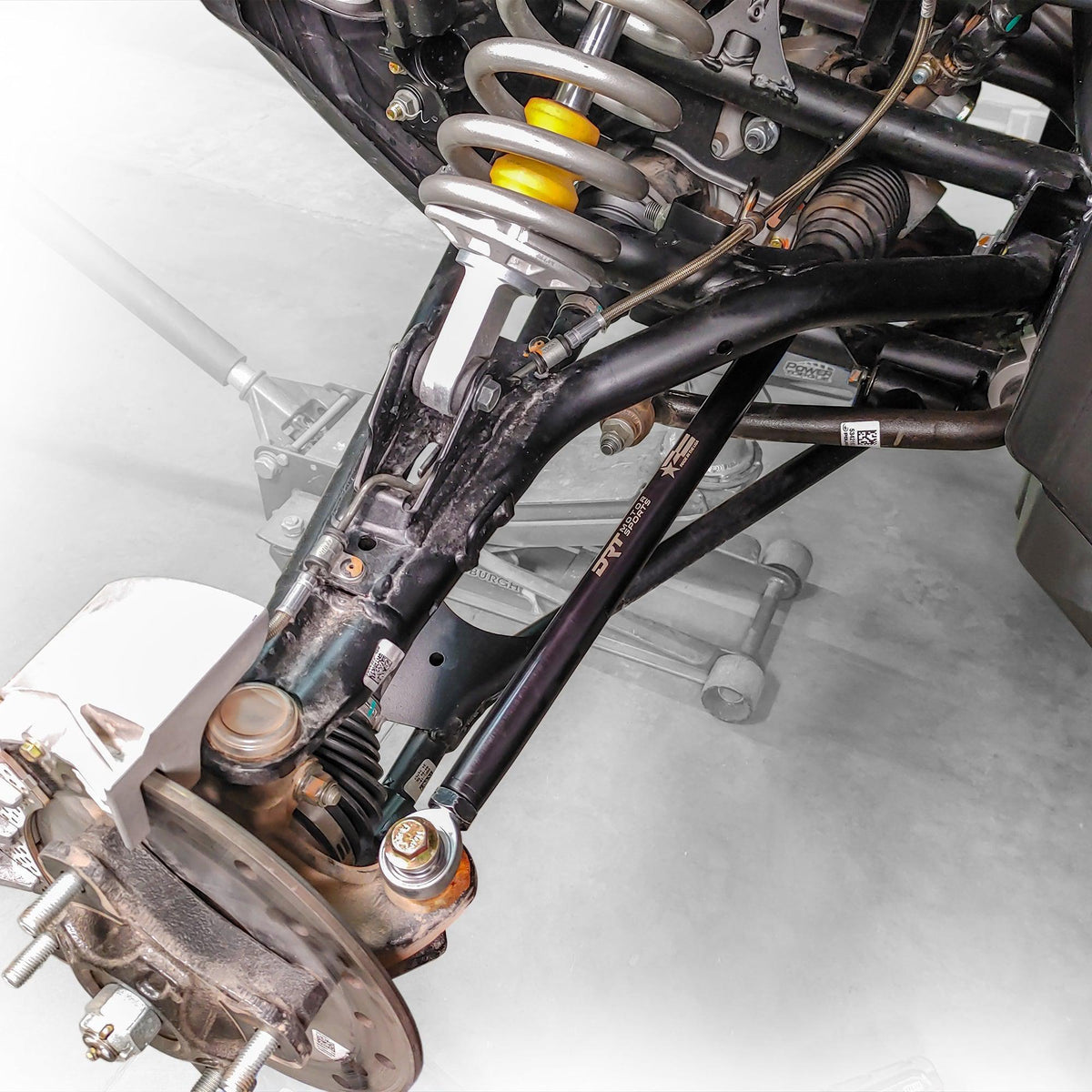 Polaris RZR Turbo S/S4 HD Billet Aluminum Tie Rod Kit, (M16 Rack)-Tie Rods-DRT Motor Sports-Black Market UTV