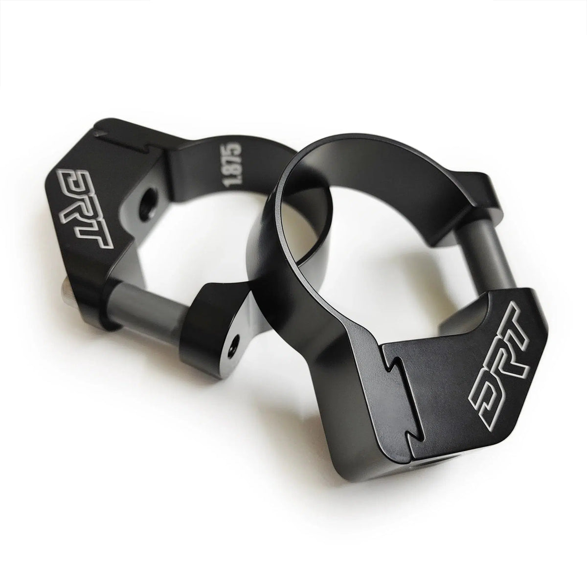 DRT BILLET ALUMINUM TACTICAL CONVEX SIDE MIRROR SET-Side Mirrors-DRT Motor Sports-2.000&quot; Clamps-Black Market UTV