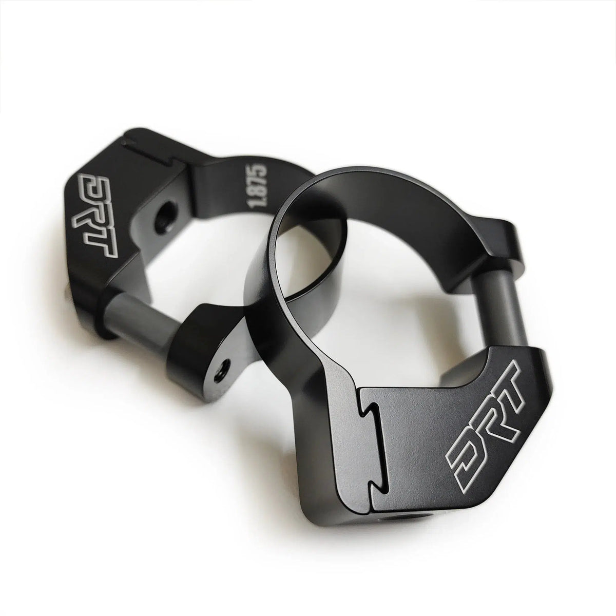 DRT BILLET ALUMINUM TACTICAL CONVEX SIDE MIRROR SET-Side Mirrors-DRT Motor Sports-2.000&quot; Clamps-Black Market UTV