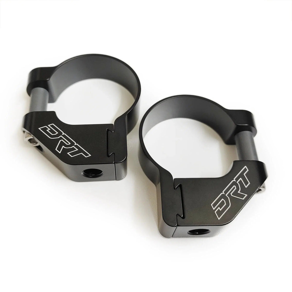 DRT BILLET ALUMINUM TACTICAL CONVEX SIDE MIRROR SET-Side Mirrors-DRT Motor Sports-2.000&quot; Clamps-Black Market UTV