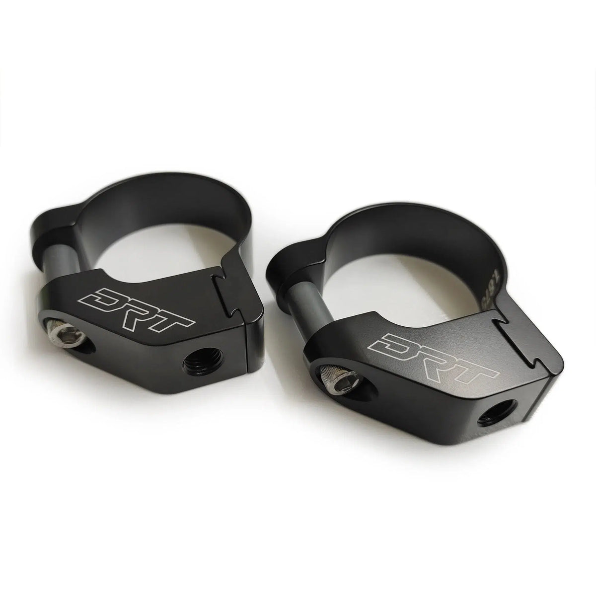 DRT BILLET ALUMINUM TACTICAL CONVEX SIDE MIRROR SET-Side Mirrors-DRT Motor Sports-2.000&quot; Clamps-Black Market UTV