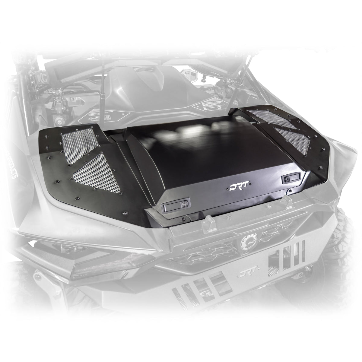 Can-Am 2024+ Maverick R Aluminum Trunk Enclosure-Spare Tire Rack-DRT Motor Sports-Black Market UTV