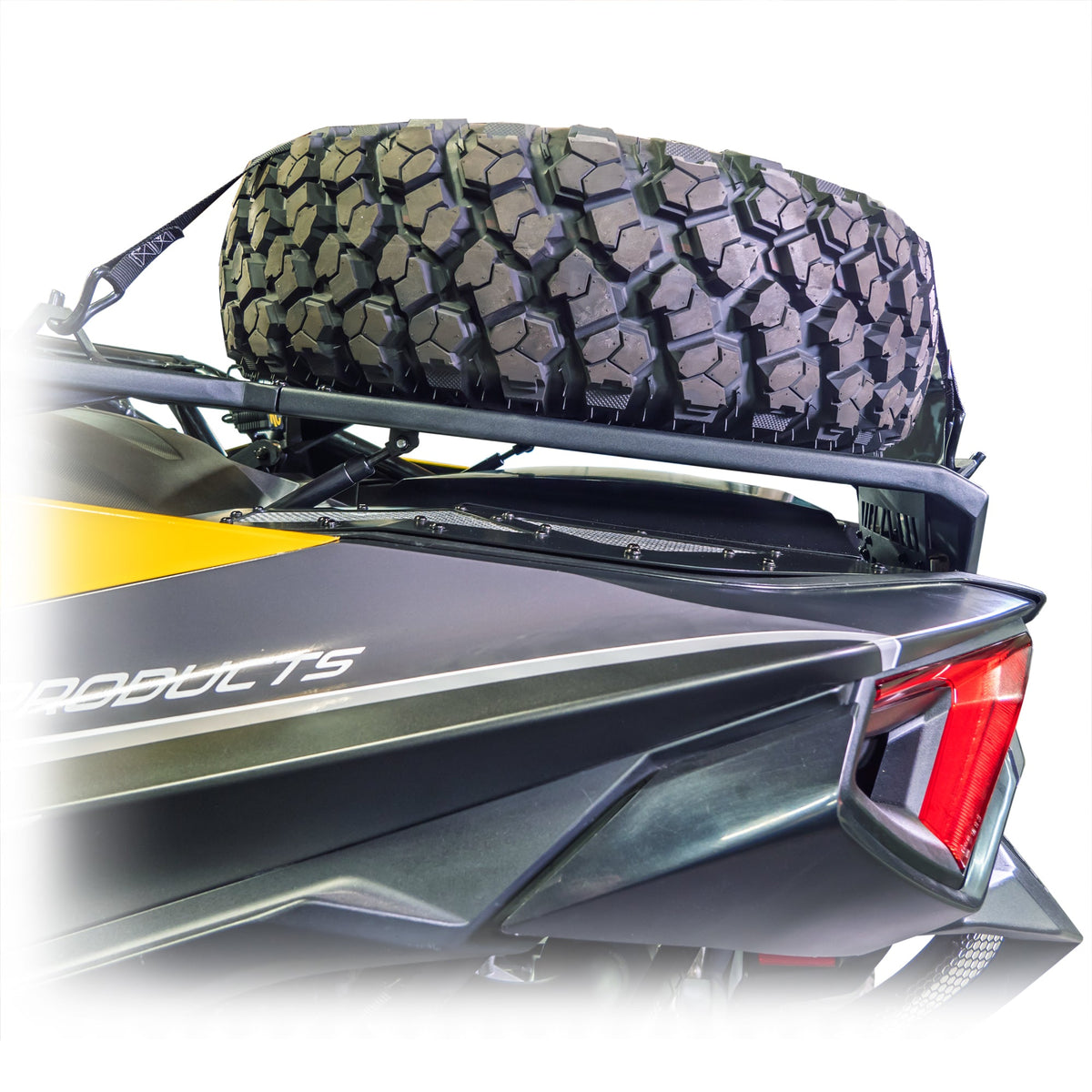 Can-Am 2024+ Maverick R Aluminum Trunk Enclosure-Spare Tire Rack-DRT Motor Sports-Black Market UTV