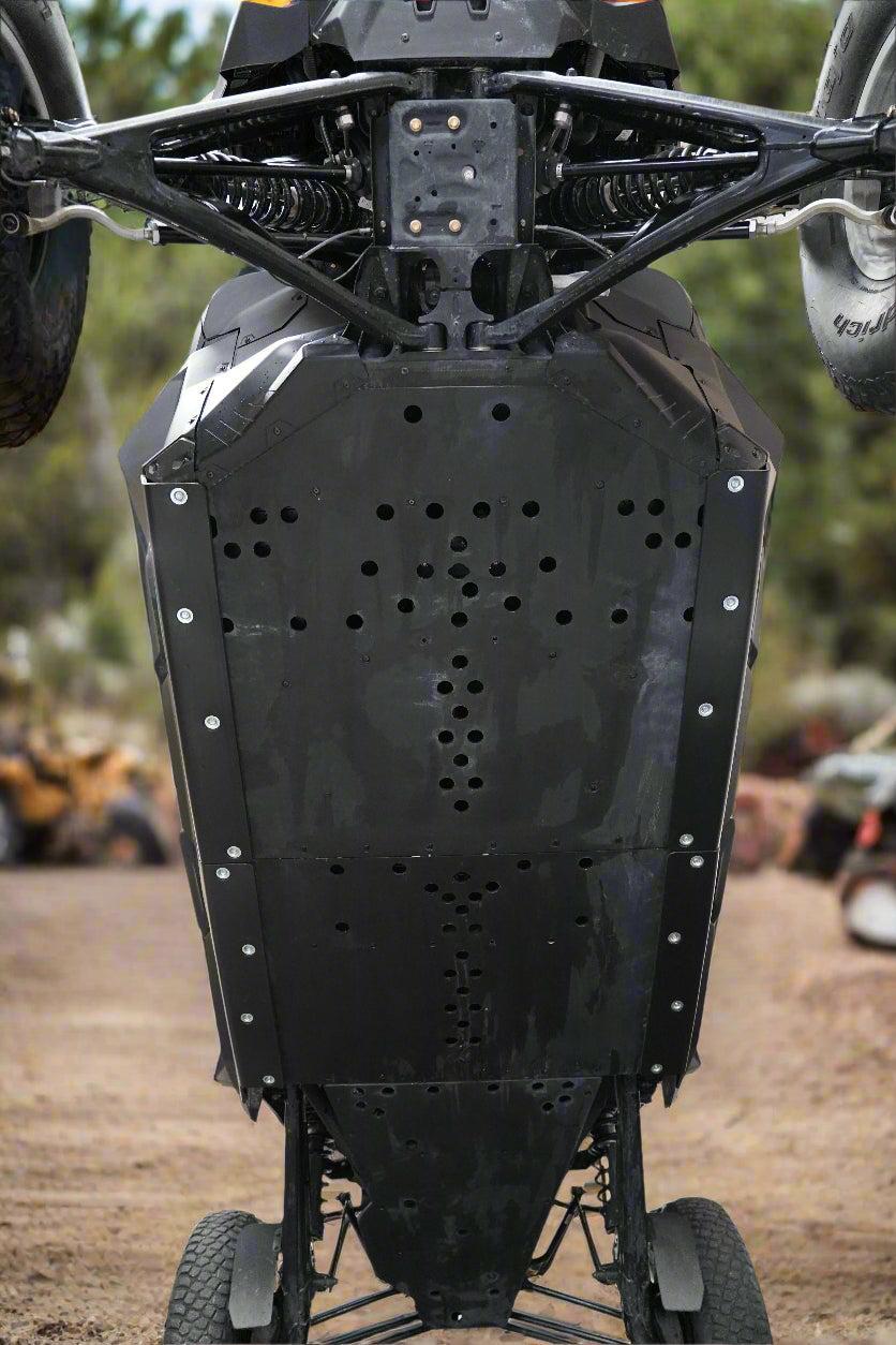 Can-Am Maverick R Max UHMW Rock Sliders-Rock Sliders-Factory UTV-1/2"-Install with our (Factory UTV) UHMW Skid Plate-Black Market UTV