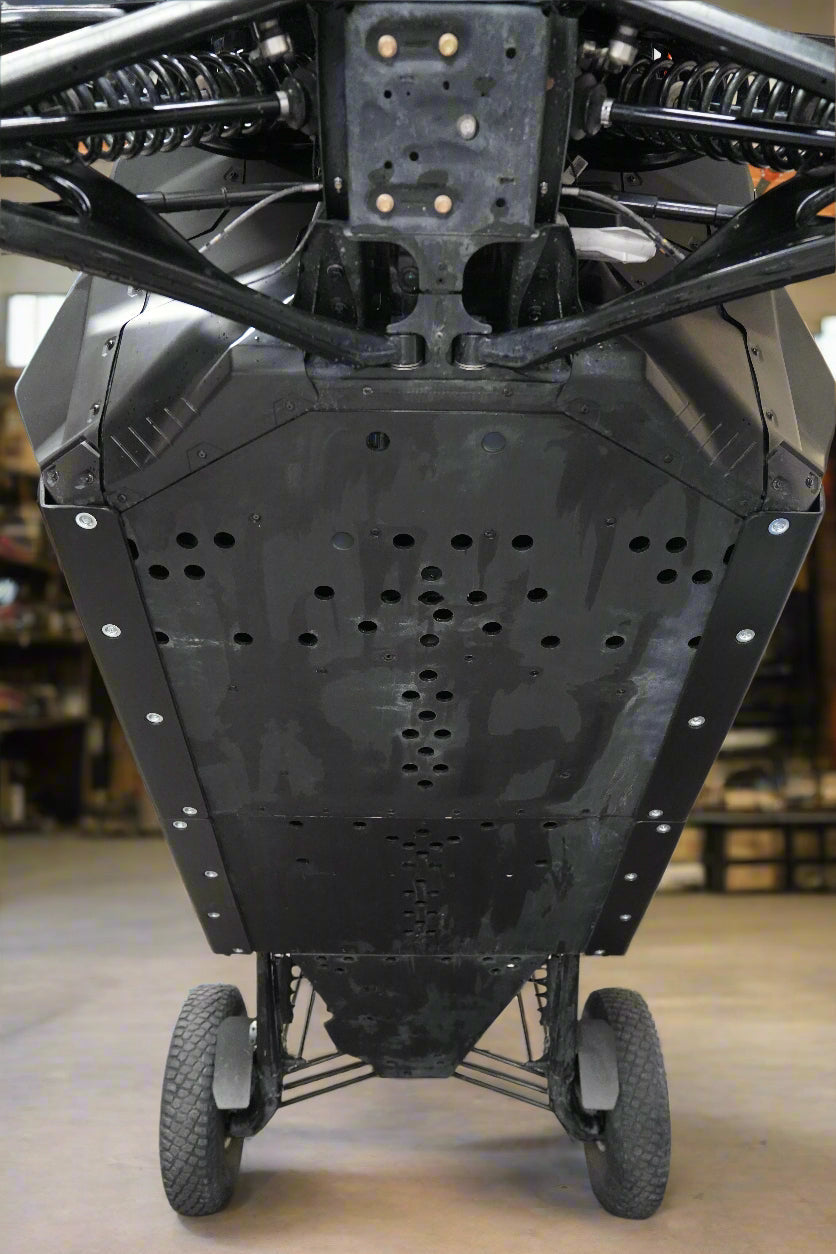 Can-Am Maverick R Max UHMW Rock Sliders-Rock Sliders-Factory UTV-1/2&quot;-Install with our (Factory UTV) UHMW Skid Plate-Black Market UTV