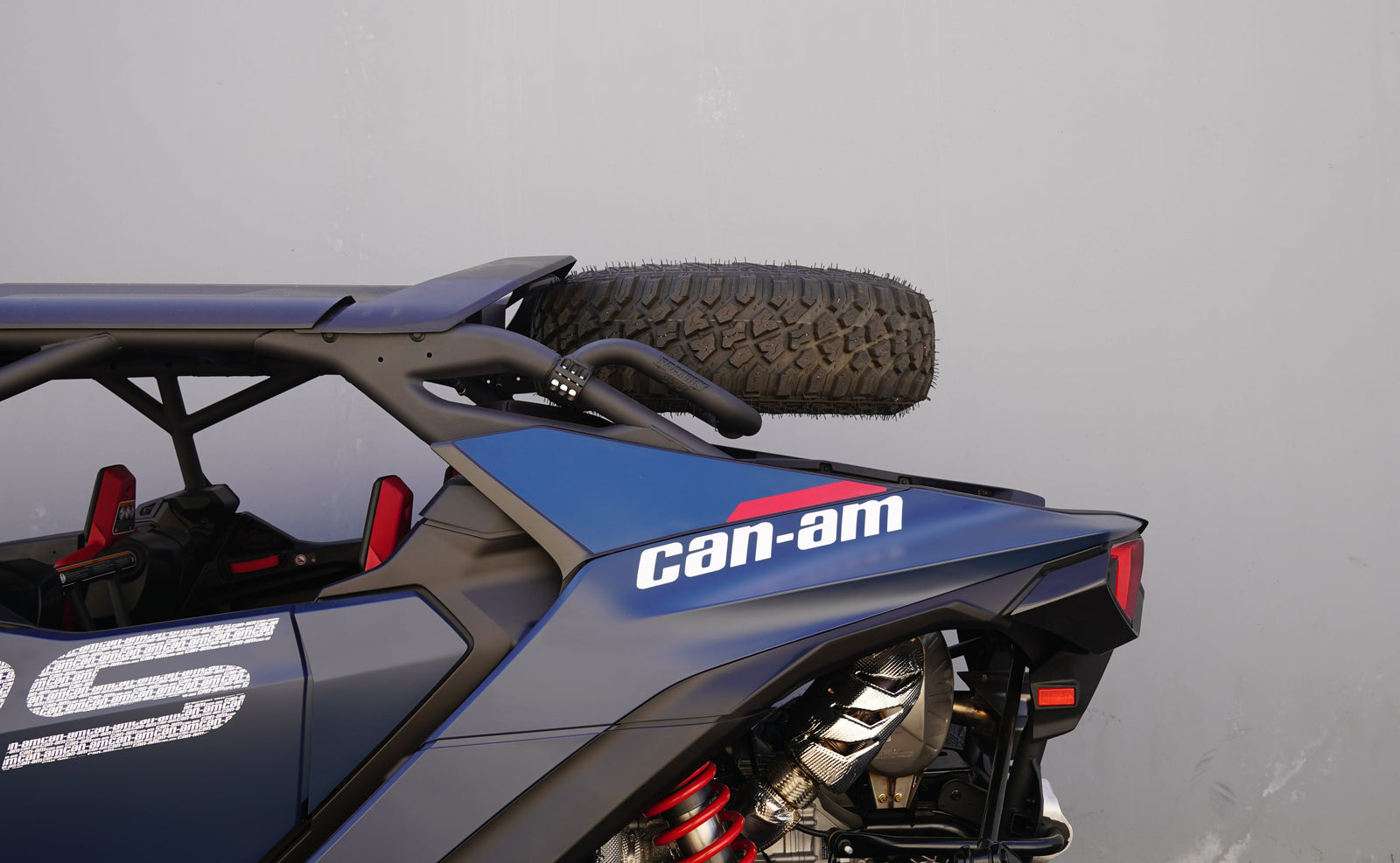 Can-Am Maverick R Max Dual Clamp Spare Tire Mount-Spare Tire Mounts-Factory UTV-Black Market UTV