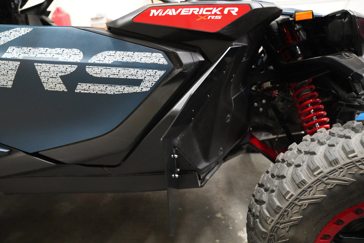 Can-Am Maverick R Front Fender Flares-Fender Guards-Factory UTV-Black Market UTV