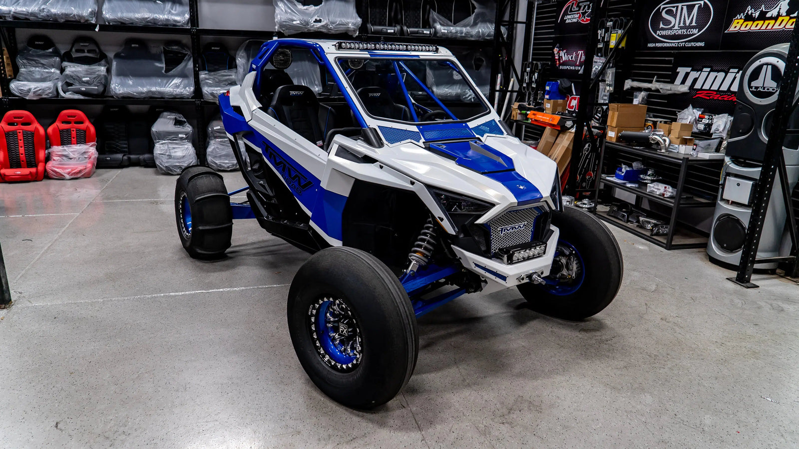 TMW Full Safety Glass Windshield-Windshield-TMW Off-Road-2018 and newer Turbo s-Black Market UTV