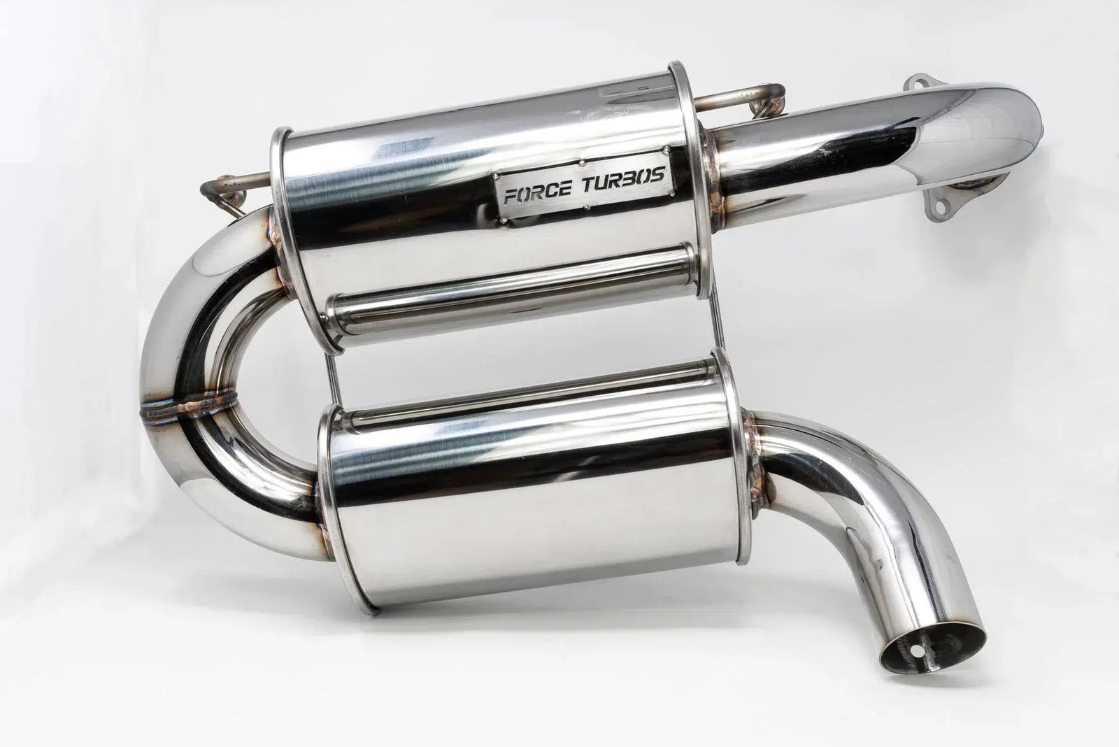 POLARIS RZR XP TURBO TRAIL EXHAUST-Exhaust-Force Turbos-Black Market UTV