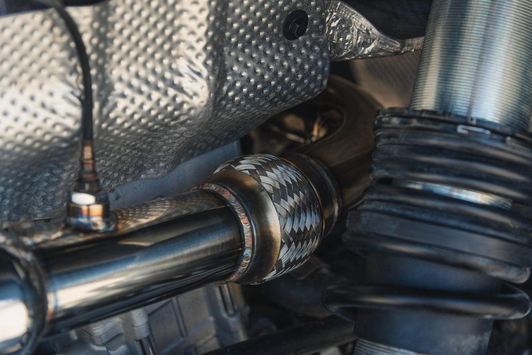 POLARIS RZR TURBO BACK EXHAUST-Exhaust-Force Turbos-Polaris RZR Pro XP-with Resonator-Black Market UTV