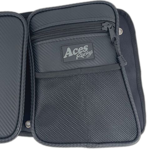 RZR 1000/Turbo Door Bags (Rear)-Door Bags-Aces Racing-Black/Black-Black Market UTV