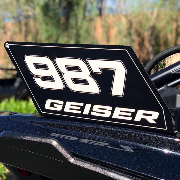 CAN AM X3 NUMBER PLATES-Number Plate-Geiser-Desert Racing-Black Market UTV