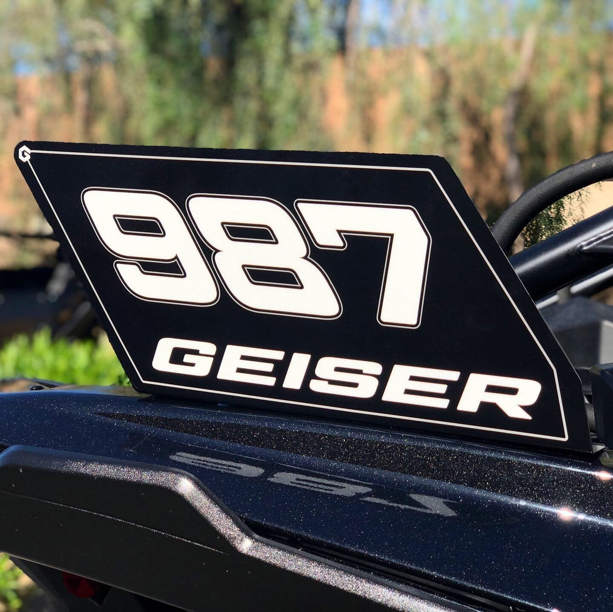 CAN AM X3 NUMBER PLATES-Geiser Performance-Desert Racing-Black Market UTV