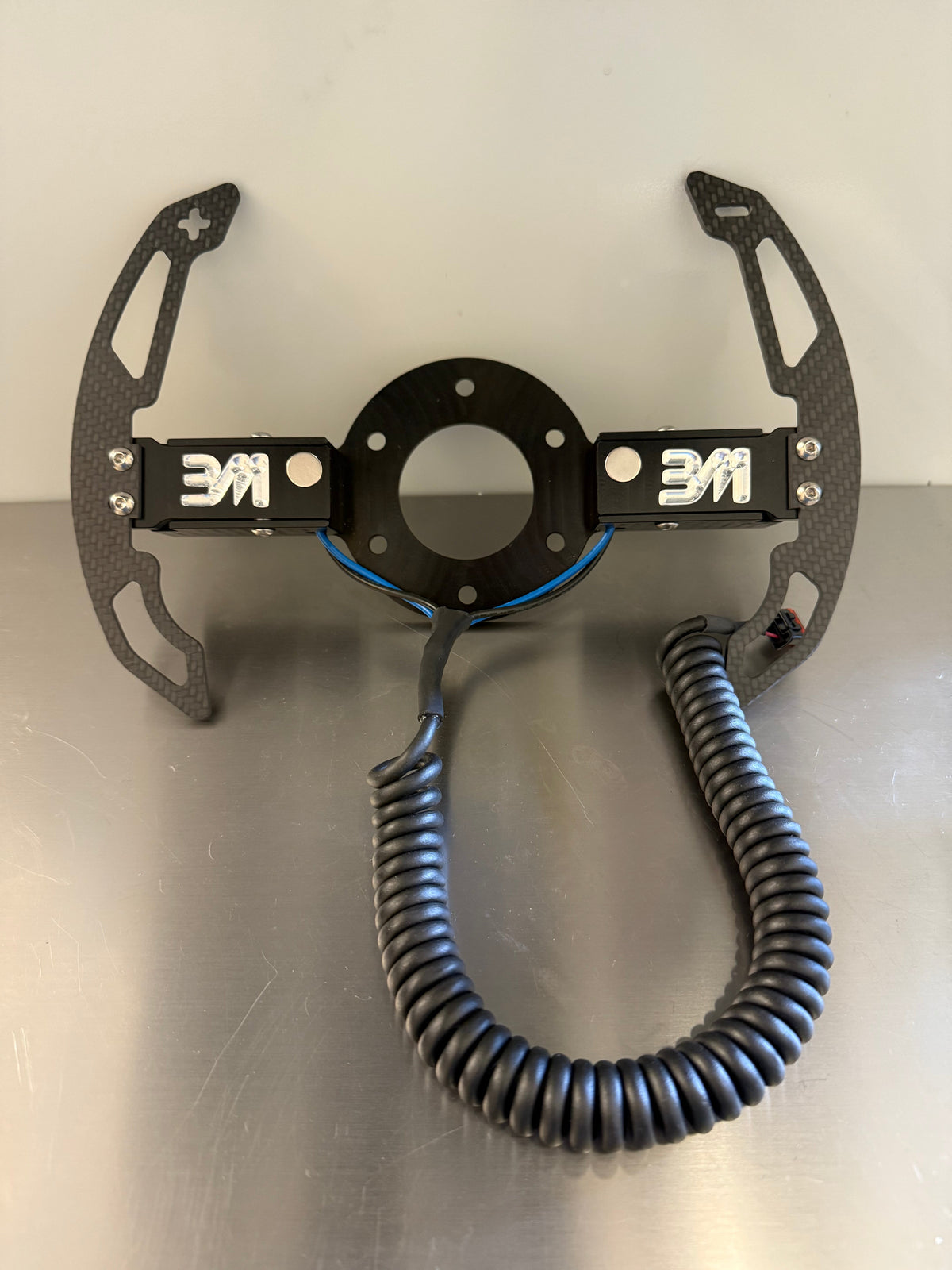 Carbon Fiber Paddle Shifter for 6 Bolt Steering Wheel-Black Market UTV Dealer-black-Black Market UTV