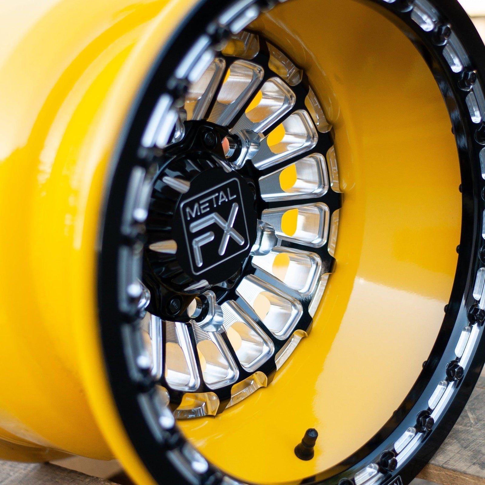 Delta 6R Forged Beadlock Wheel (3-Piece)-Wheels-Metal FX Offroad-15x8 | -13mm/3.5+4.5 |6x139.7-RAW-Black Market UTV