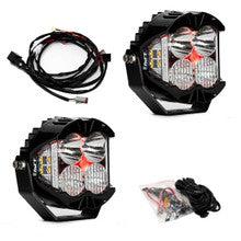 LP4 Pro LED Auxiliary Light Pod Pair - Universal-Lighting Pods-Baja Designs-Driving/Combo-Clear-Red-Black Market UTV