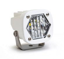 S1 White LED Auxiliary Light Pod - Universal-Lighting Pods-Baja Designs-Clear-Wide Cornering-Black Market UTV