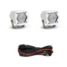 S1 White LED Auxiliary Light Pod Pair - Universal-Lighting Pods-Baja Designs-Clear-Work/Scene-Black Market UTV