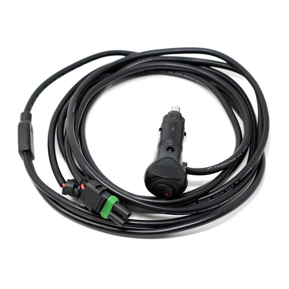 10 ft. Wire Harness w/12v Cigarette Plug-2 light max 85 watts - Universal-Lighting Harness-Baja Designs-Black Market UTV
