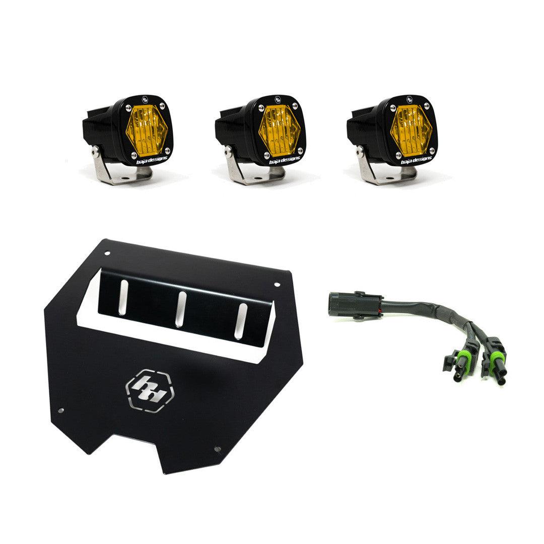 S1 Lower Facia Kit for Polaris RZR Pro R Model-Lighting Kit-Baja Designs-Black Market UTV