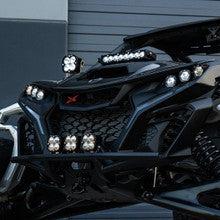 Can-Am Maverick R 10" S8 Shock Tower Kit-Light Bars-Baja Designs-Driving/Combo-Clear-Black Market UTV