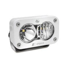 S2 Pro White LED Auxiliary Light Pod - Universal-Lighting Pods-Baja Designs-Clear-Driving/Combo-Black Market UTV