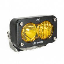 S2 Pro Black LED Auxiliary Light Pod - Universal-Lighting Pods-Baja Designs-Amber-Driving/Combo-Black Market UTV
