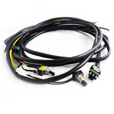 OnX6/Hybrid/Laser/S8 w/Mode Switch (1 Bar) Wiring Harness - Universal-Lighting Harness-Baja Designs-Black Market UTV