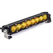 S8 Straight LED Light Bar - Universal-Light Bars-Baja Designs-Driving/Combo-Amber-10 Inch-Black Market UTV