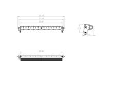 S8 Straight LED Light Bar - Universal-Light Bars-Baja Designs-Spot-Clear-10 Inch-Black Market UTV