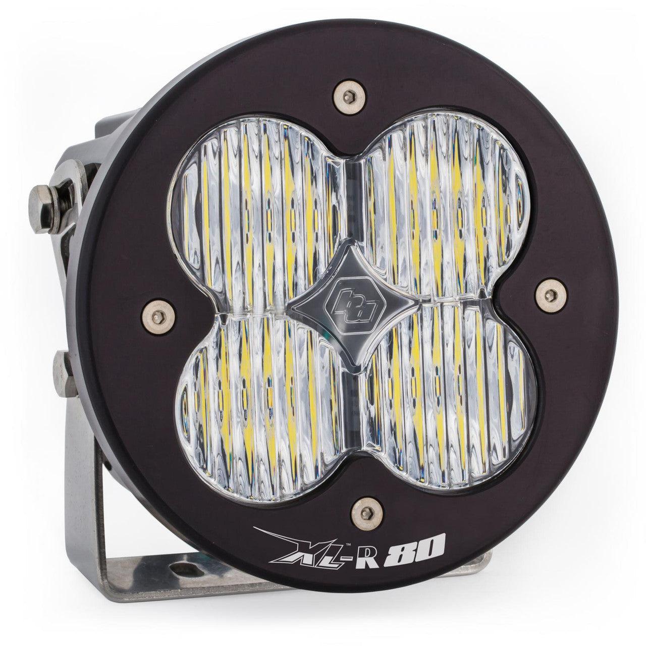 XL-R 80 LED Auxiliary Light Pod - Universal-Lighting Pods-Baja Designs-Clear-Wide Cornering-Black Market UTV