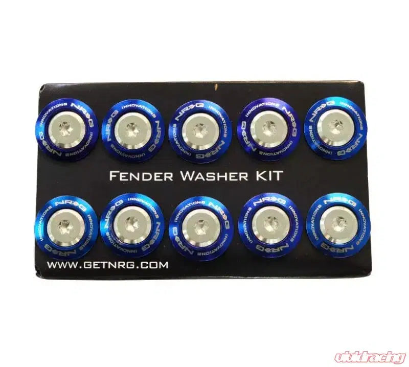 NRG 10-piece Fender Washer Kit Titanium Bolt Washer Rivets-Fender Washers-NRG-Black Market UTV