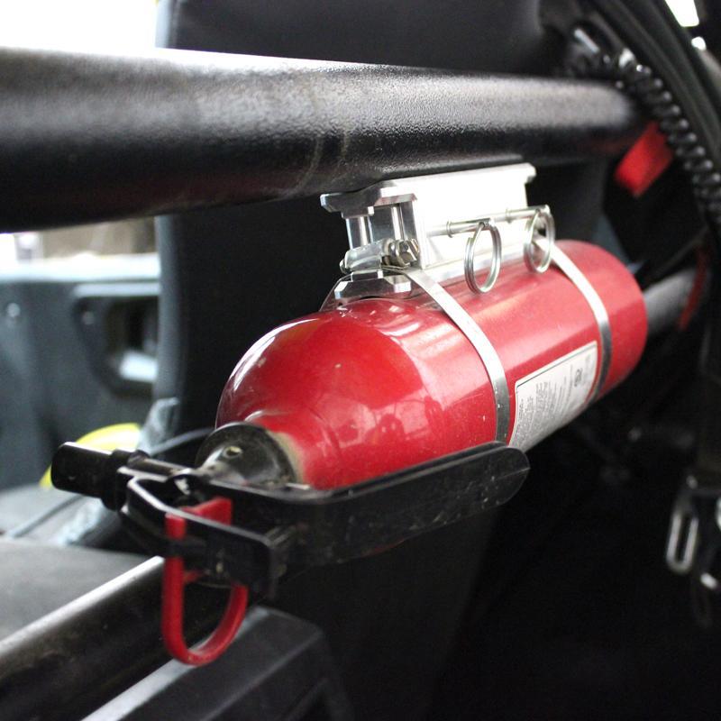 Billet Fire Extinguisher Mount-Accessories-Factory UTV-Anodized Black-Black Market UTV