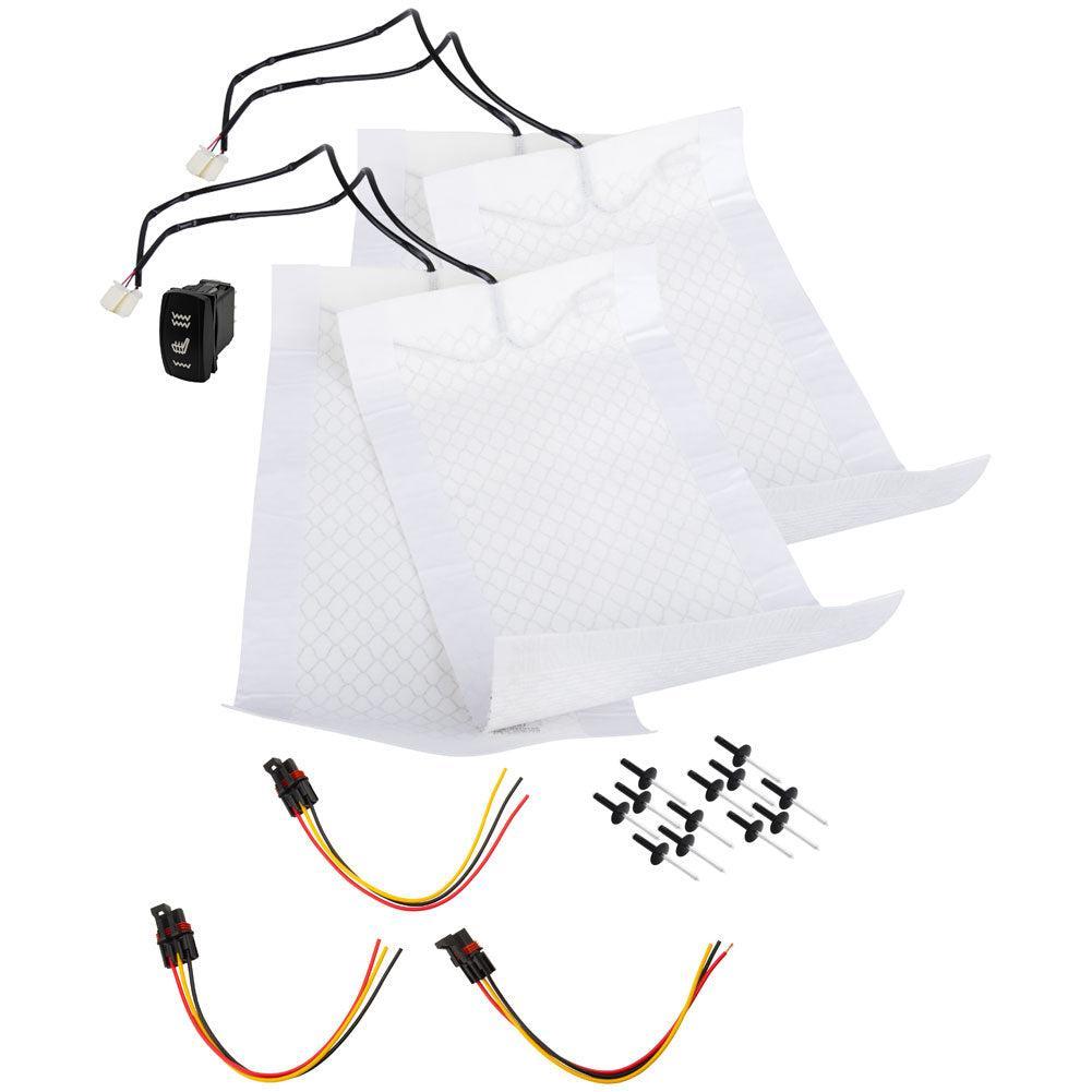 Tusk UTV Seat Heater Kit-Heater Kit-Tusk-Front and Rear Seat Kit-Black Market UTV