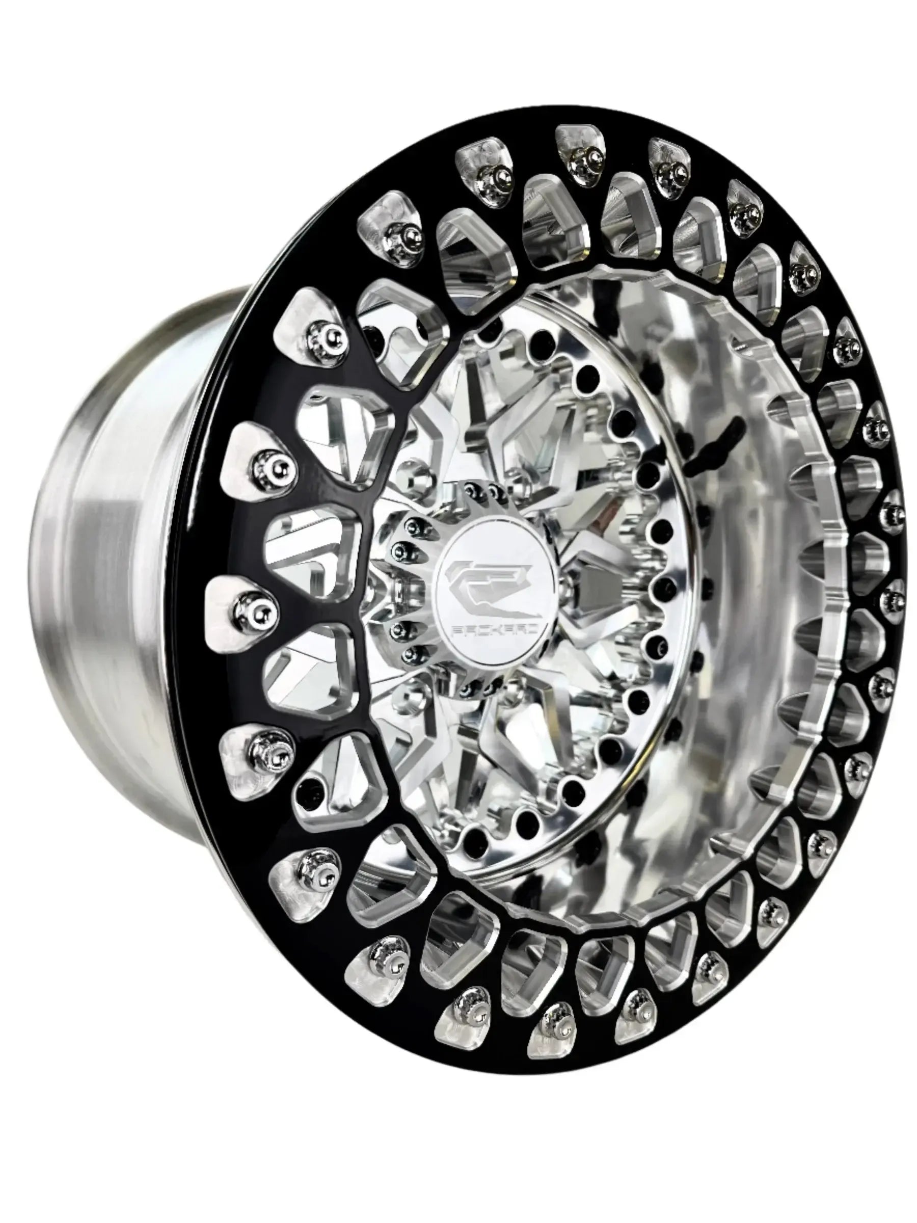 Impact - FF Forged Beadlock - Silver Maverick R 6x139.7-Wheels-Packard Performance-15x7 | 6x139.7-V.1-Yes-Black Market UTV