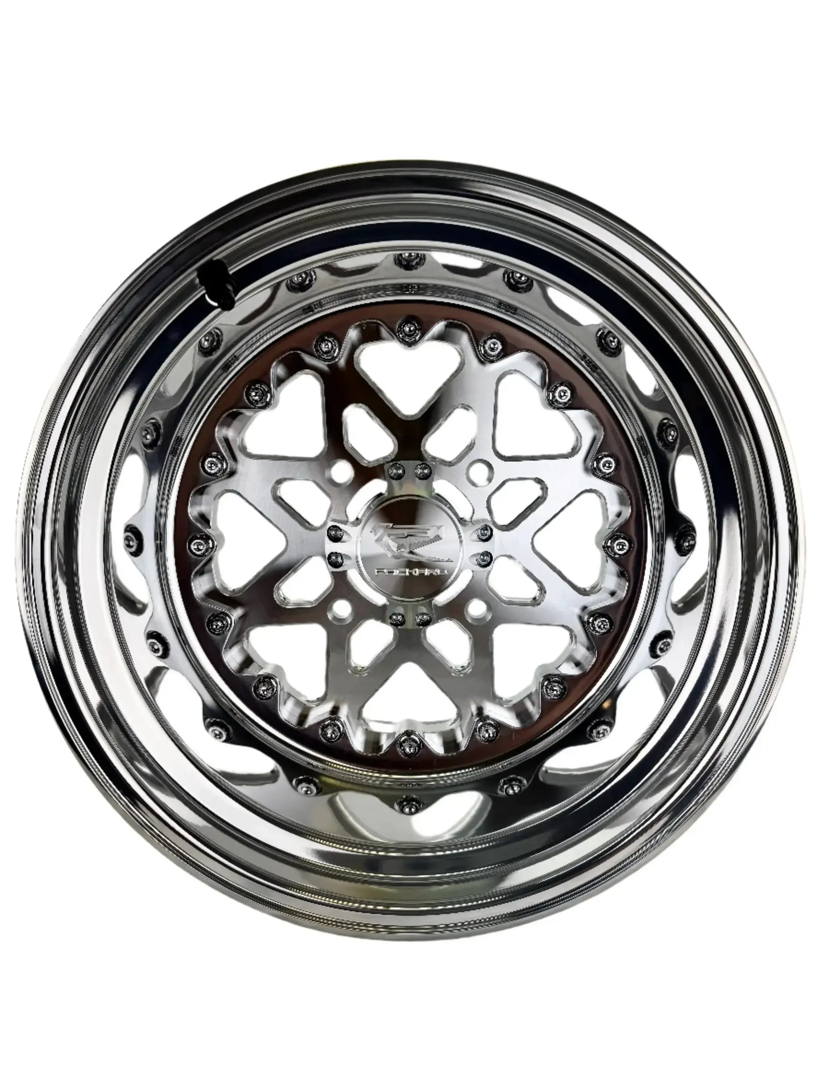 V2 - FF Forged Polished Silver-Wheels-Packard Performance-15x7 | 4x136-No-Black Market UTV
