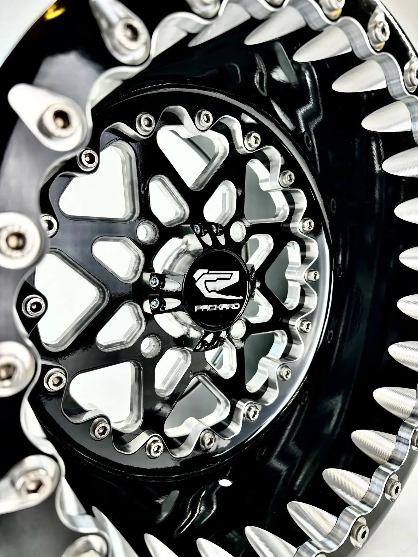 V2 Super Star - FF Forged Gloss Black-Wheels-Packard Performance-15x7 | 4x136-Black Market UTV