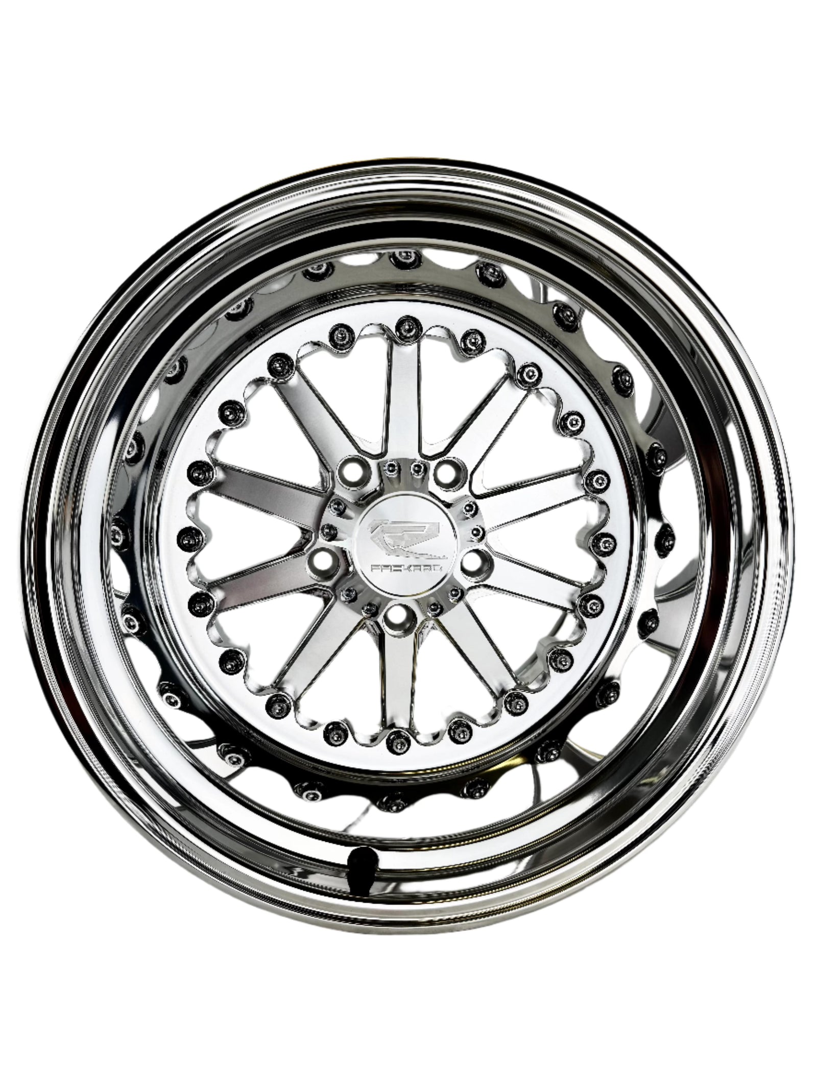 Element - FF Forged Polished Silver RZR PRO R 5X4.5-Wheels-Packard Performance Dealer-15x7 | 5X4.5-No-Black Market UTV