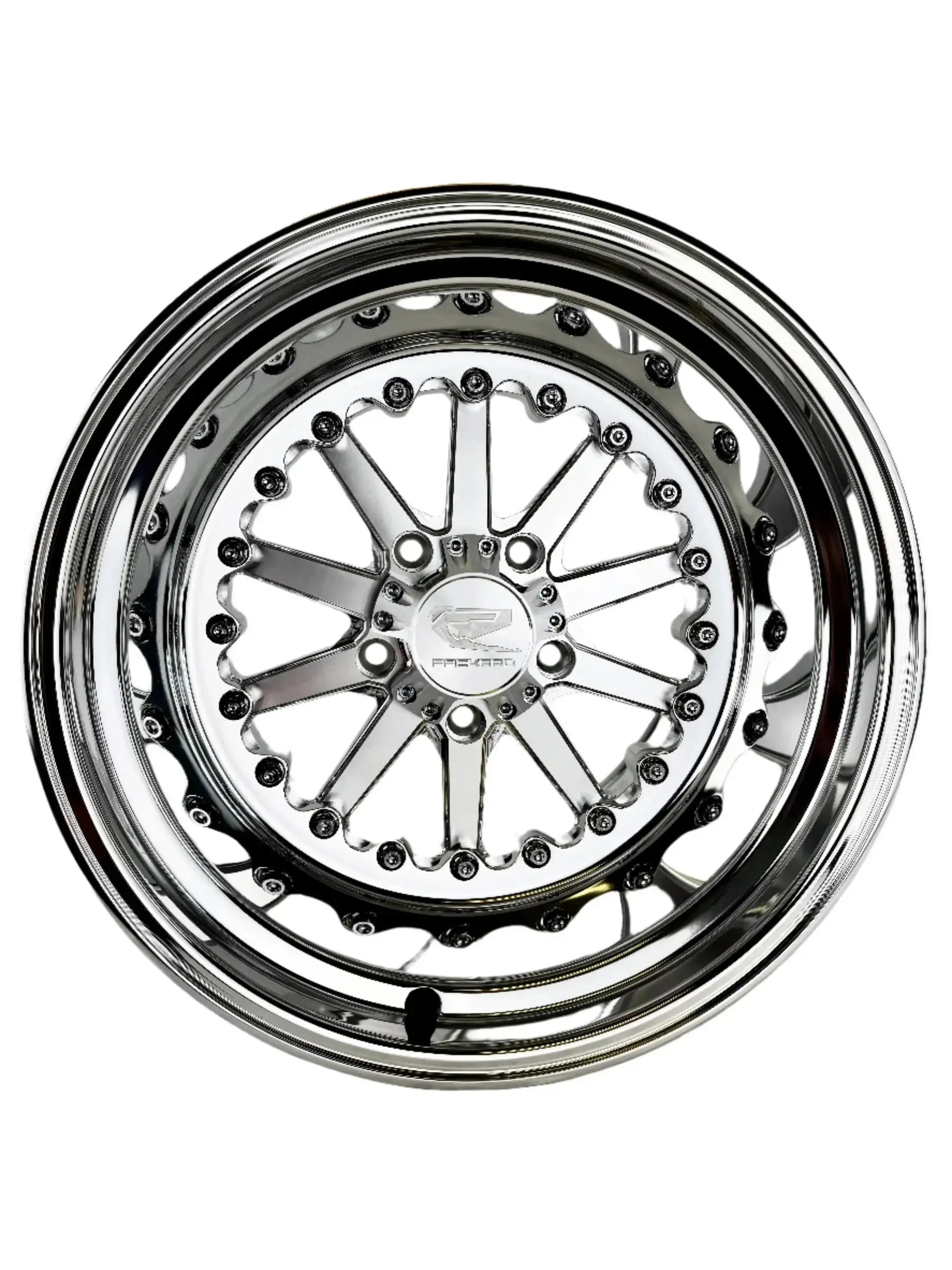 Element - FF Forged Polished Silver RZR PRO R 5X4.5-Wheels-Packard Performance-15x7 | 5X4.5-No-Black Market UTV