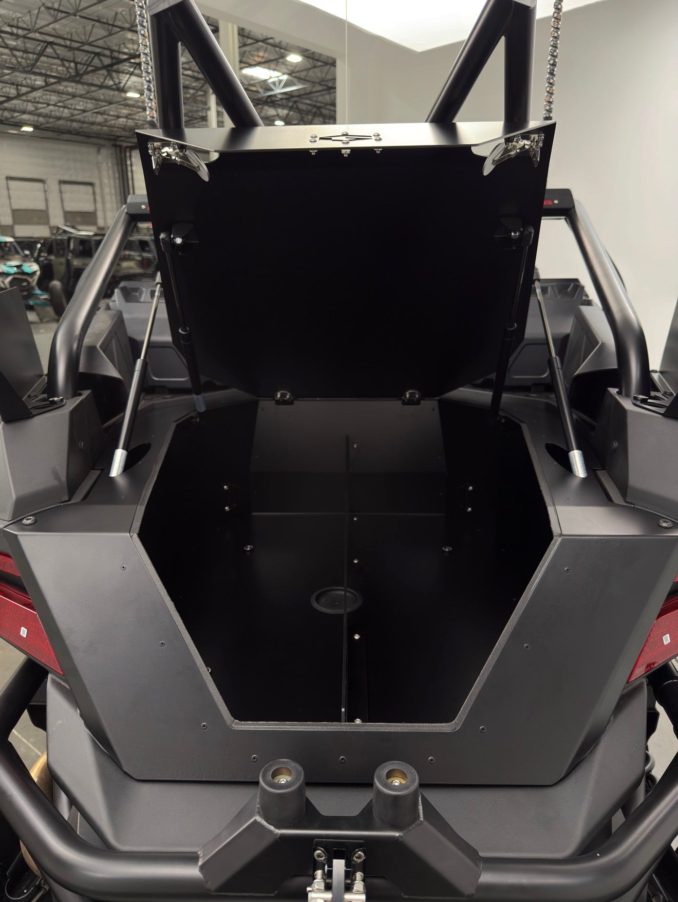 POLARIS PRO R CARGO BOX-Accessories-Geiser Performance-Raw-Black Market UTV