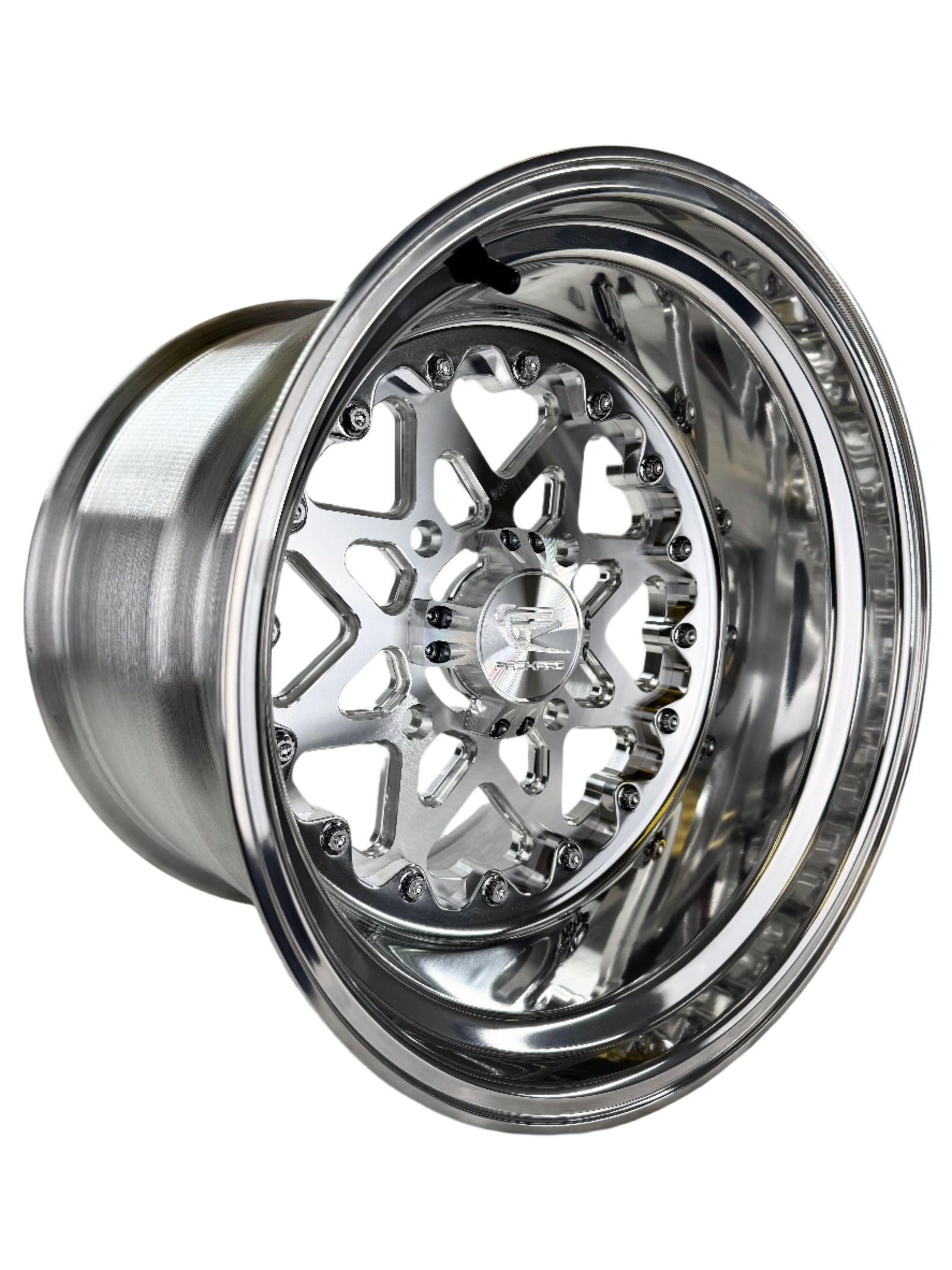 V2 - FF Forged Polished Silver-Wheels-Packard Performance Dealer-15x7 | 4x136-No-Black Market UTV