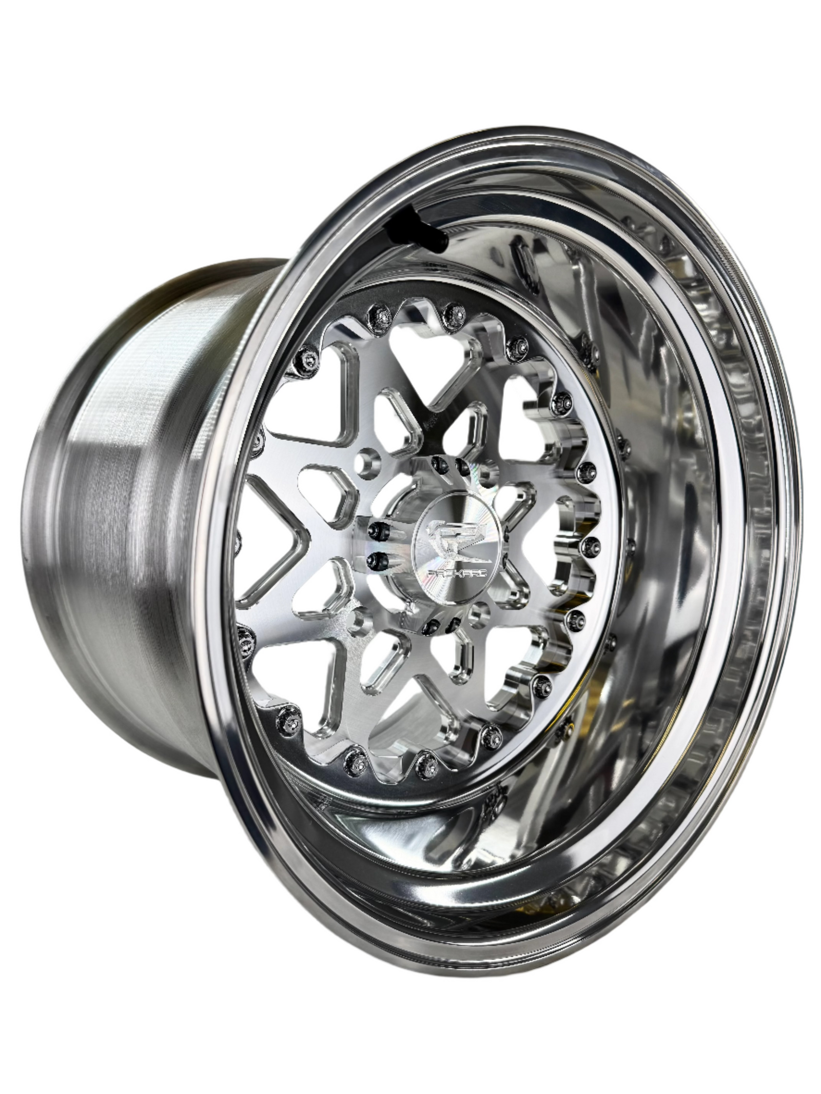 V2 - FF Forged Polished Silver-Wheels-Packard Performance Dealer-15x7 | 4x136-No-Black Market UTV